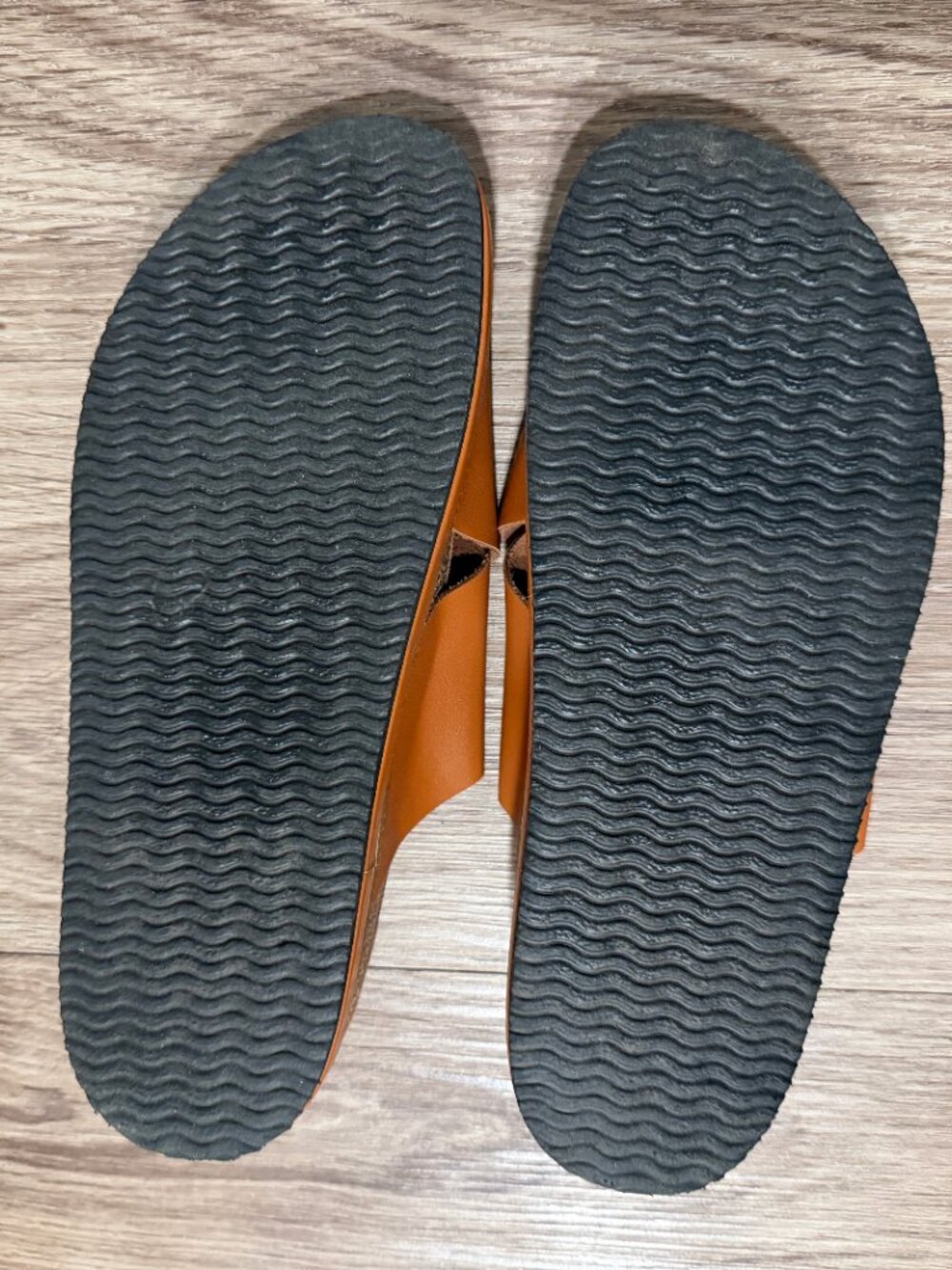 Free People Sidelines Footbed Sandals in Cognac - Picture 5 of 7